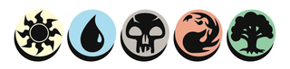 The five colors of Magic: The Gathering